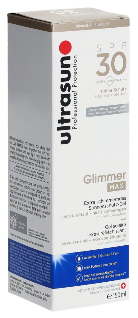ULTRASUN Glimmer MAX SPF30 fl 150 ml