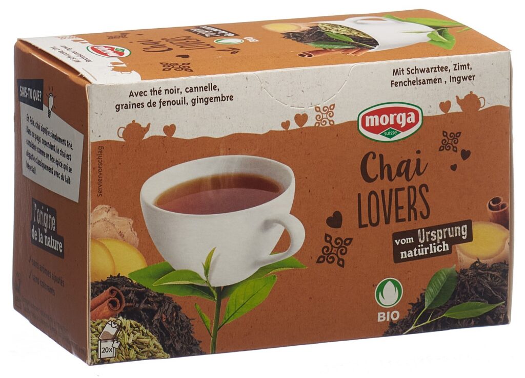 MORGA thé Chai Lovers a/p bio bourgeon sach 20 pce