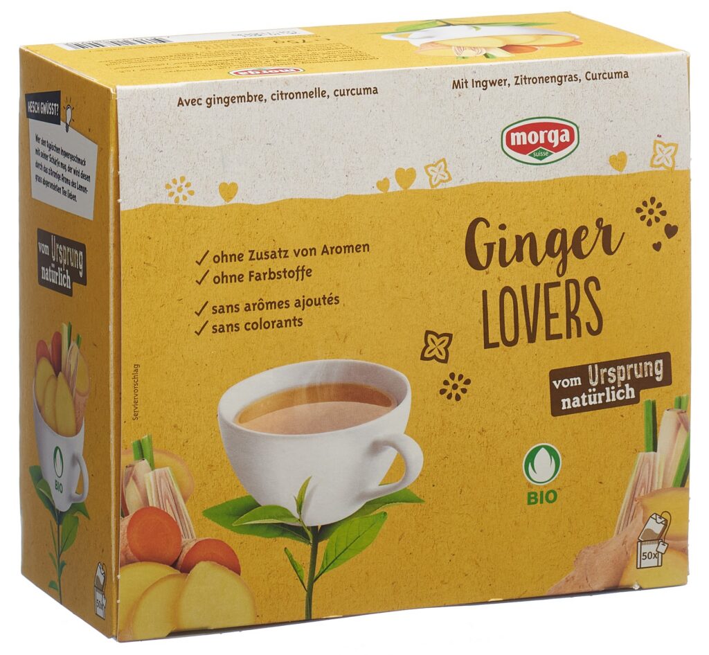 MORGA thé Ginger Lovers a/p bio bourgeon 50 pce