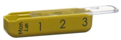 PILBOX Mini distribut médicament 7 j all/fr gris
