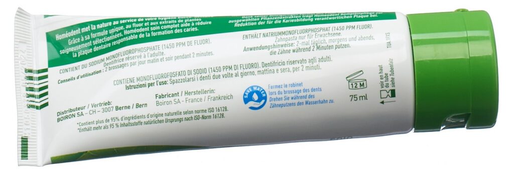 HOMEODENT soin dents gencives chlorophylle 75 ml