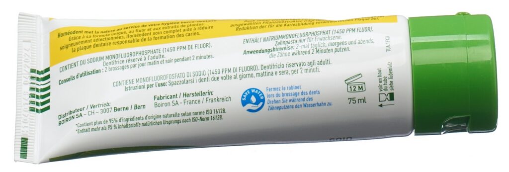 HOMEODENT soin dents gencives citron 75 ml