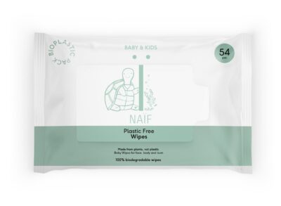 NAIF Lingettes pour Bébés s plastiq 54 pce