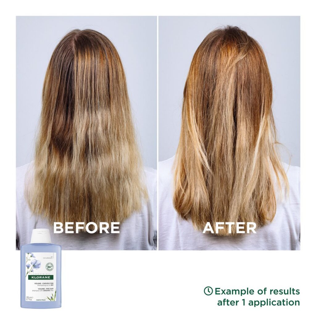 KLORANE shampooing lin bio tb 200 ml