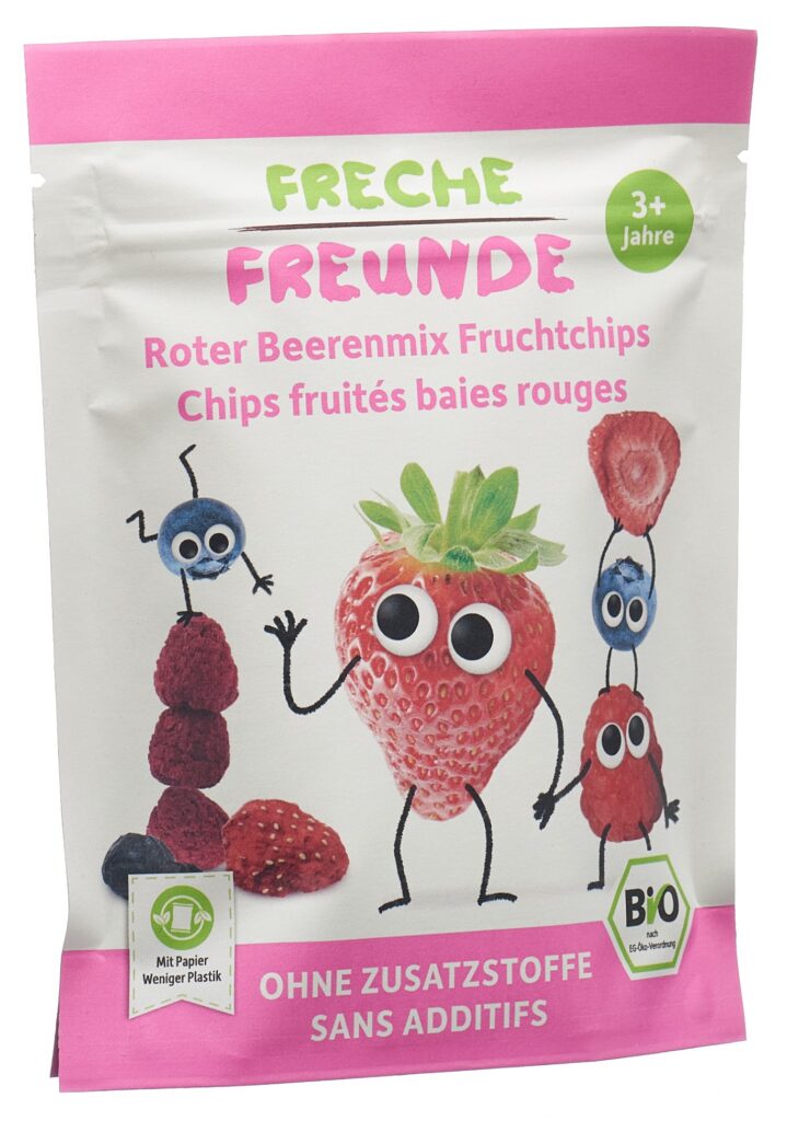 FRECHE FREUNDE Fruchtchips roter Beerenmix 10 g
