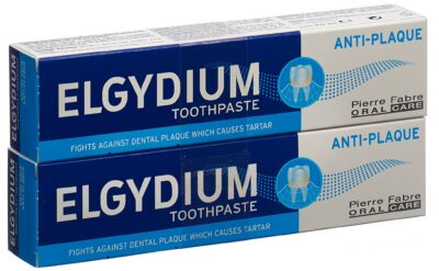 ELGYDIUM Anti-Plaque dentifrice duo 2 x 75 ml
