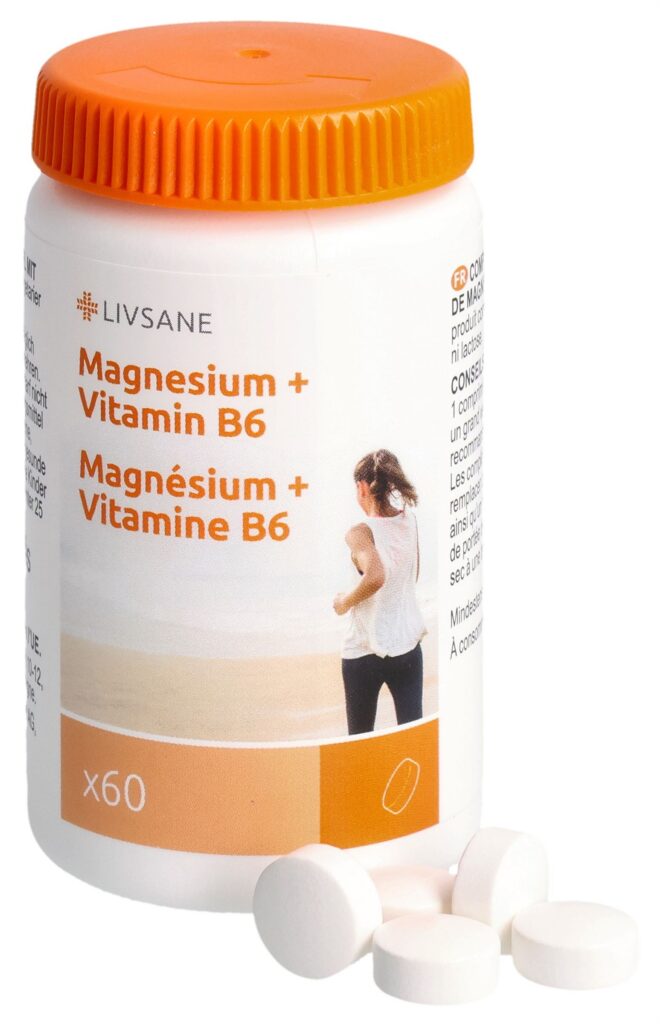 LIVSANE Magnesium + vitamine B6 cpr bte 60 pce