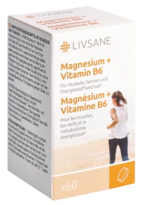 LIVSANE Magnesium + vitamine B6 cpr bte 60 pce