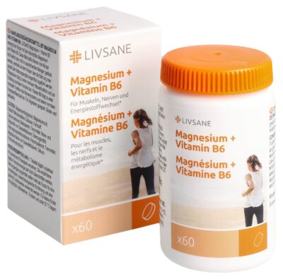 LIVSANE Magnesium + vitamine B6 cpr bte 60 pce