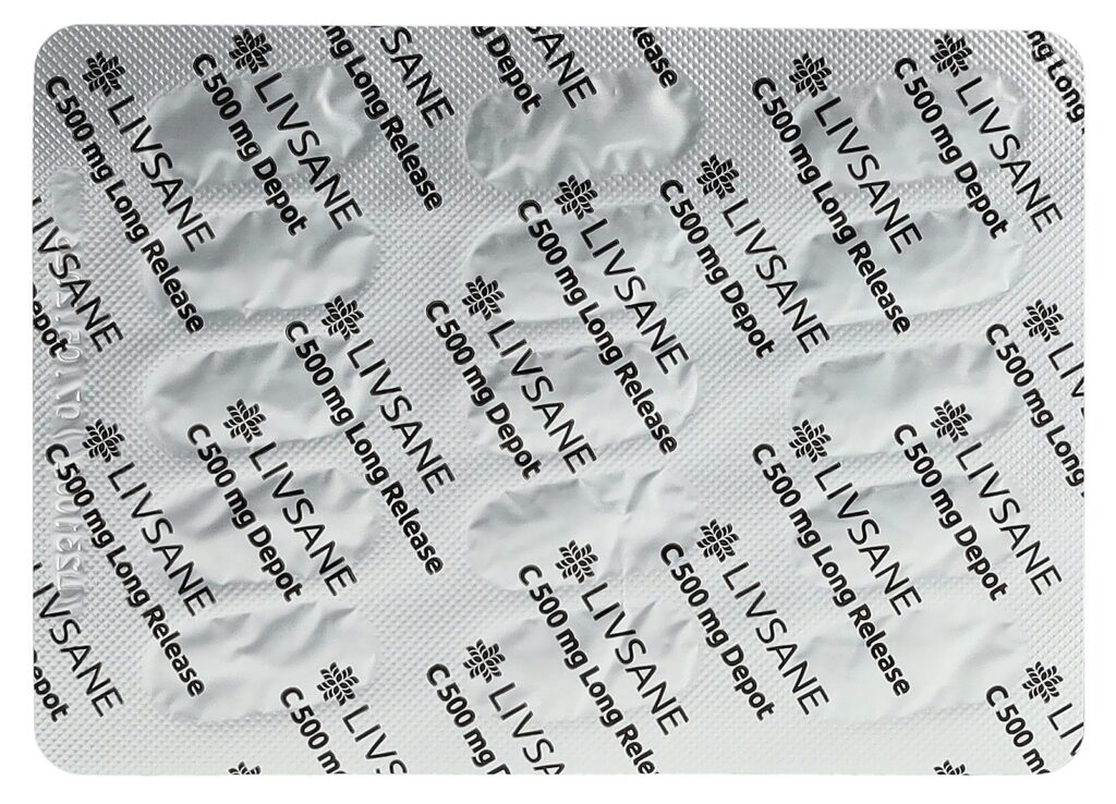 LIVSANE Vitamine C dépôt caps 500 mg 30 pce