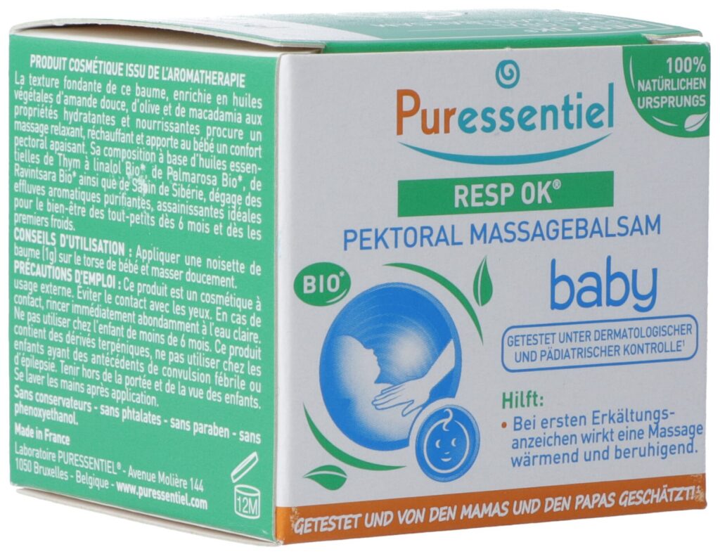 PURESSENTIEL baume bébé respiratoire 30 ml