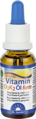 DR. JACOB'S vitamine D3 K2 hui forte 2000 UI 20 ml