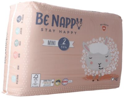 BE NAPPY Couches Gr2 3-6kg Mini 42 pce