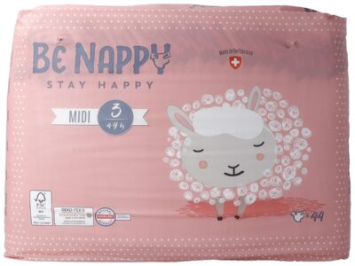 BE NAPPY Couches Gr3 4-9kg Midi 44 pce