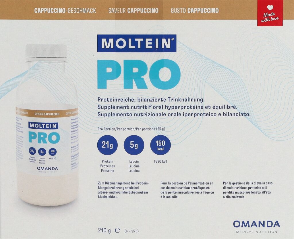 MOLTEIN PRO 1.5 cappuccino 6 fl 35 g