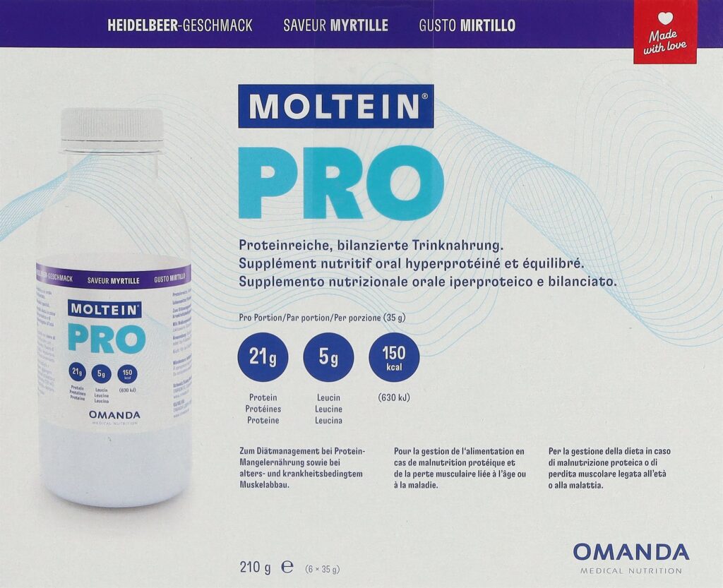 MOLTEIN PRO 1.5 myrtille 6 fl 35 g