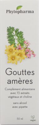 PHYTOPHARMA gouttes amères fl verre 50 ml