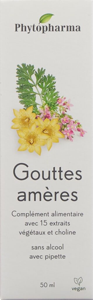 PHYTOPHARMA gouttes amères fl verre 50 ml
