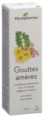 PHYTOPHARMA gouttes amères fl verre 50 ml