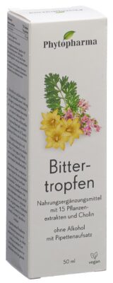 PHYTOPHARMA gouttes amères fl verre 50 ml