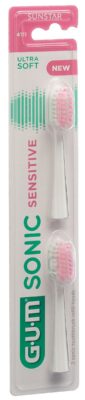 GUM Sonic Sens têtes recharge blanc 2 pce