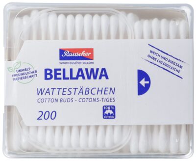 BELLAWA coton-tiges boîte déco 200 pce