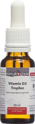 NATURSTEIN Vitamin D3 gouttes fl verre 20 ml