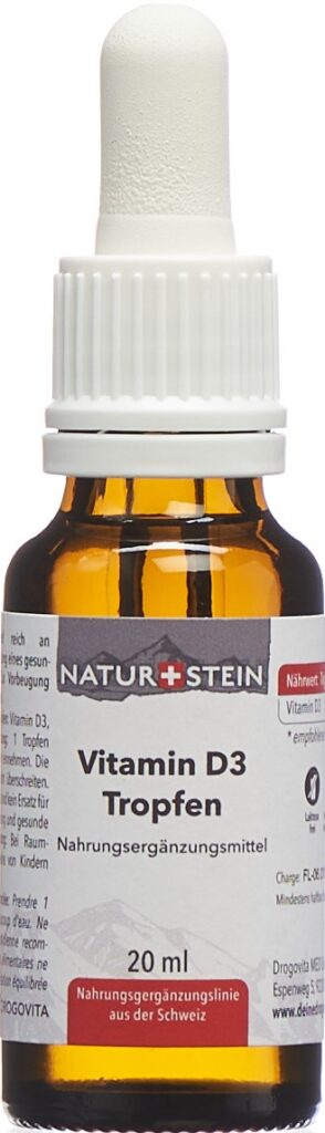 NATURSTEIN Vitamin D3 gouttes fl verre 20 ml