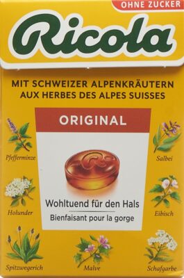 RICOLA bonbons original ss as box 50 g