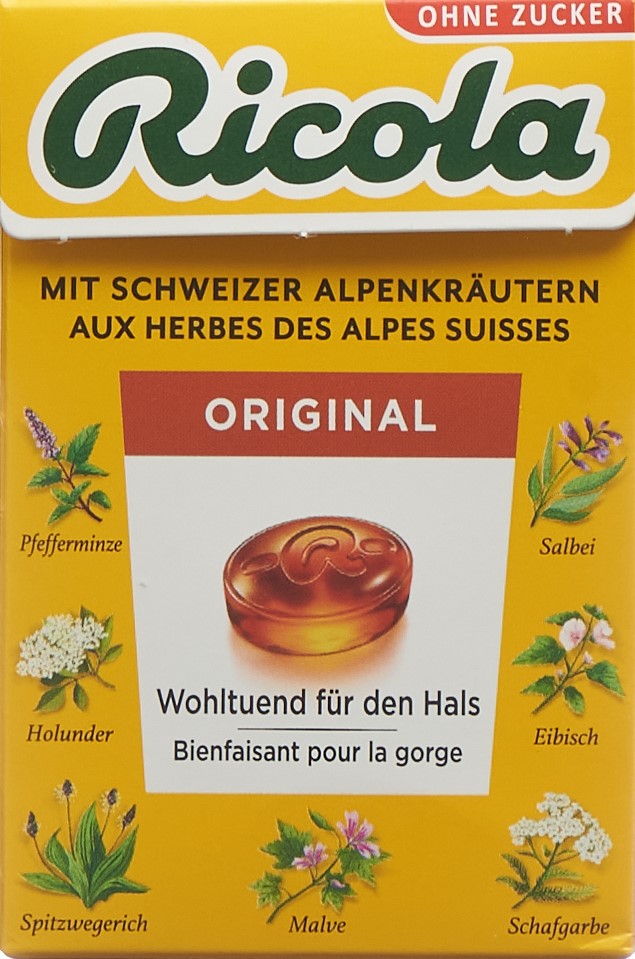RICOLA bonbons original ss as box 50 g