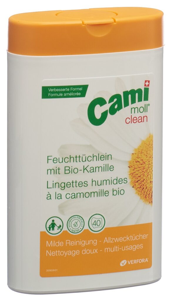 CAMI MOLL clean serviettes humides NF box 40 pce