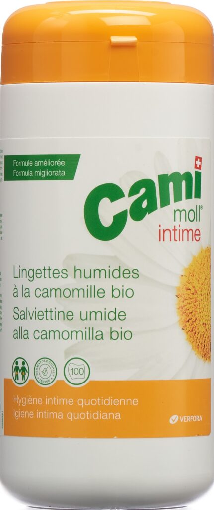 CAMI MOLL intime serviettes humides NF bte 100 pce