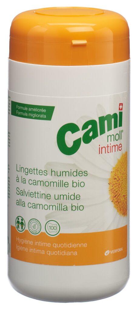 CAMI MOLL intime serviettes humides NF bte 100 pce