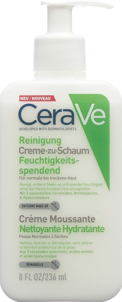 CERAVE Crème Moussante Nettoyante Hydratan 236 ml