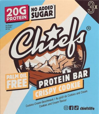 CHIEFS Protein Bar Crispy Cookie 3 x 55 g
