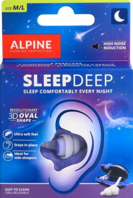 ALPINE bouchons oreilles M/L sleepdeep 1 paire