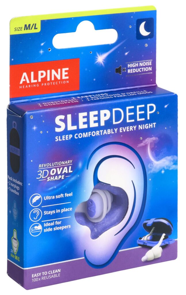 ALPINE bouchons oreilles M/L sleepdeep 1 paire