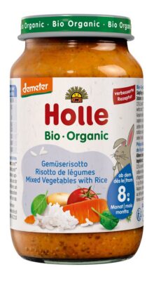 HOLLE risotto aux légumes verre 220 g
