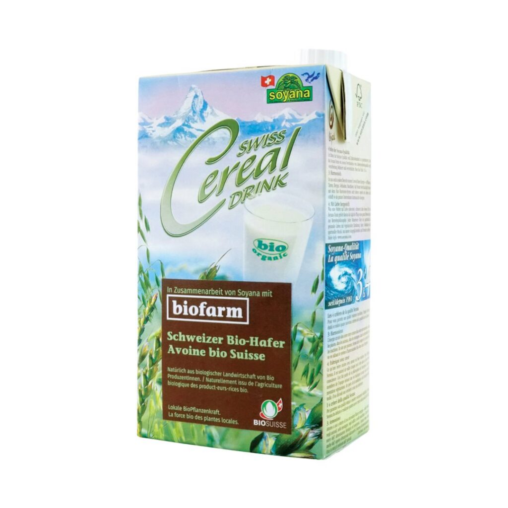 SOYANA SWISS Cereal boisson avoine 1 lt
