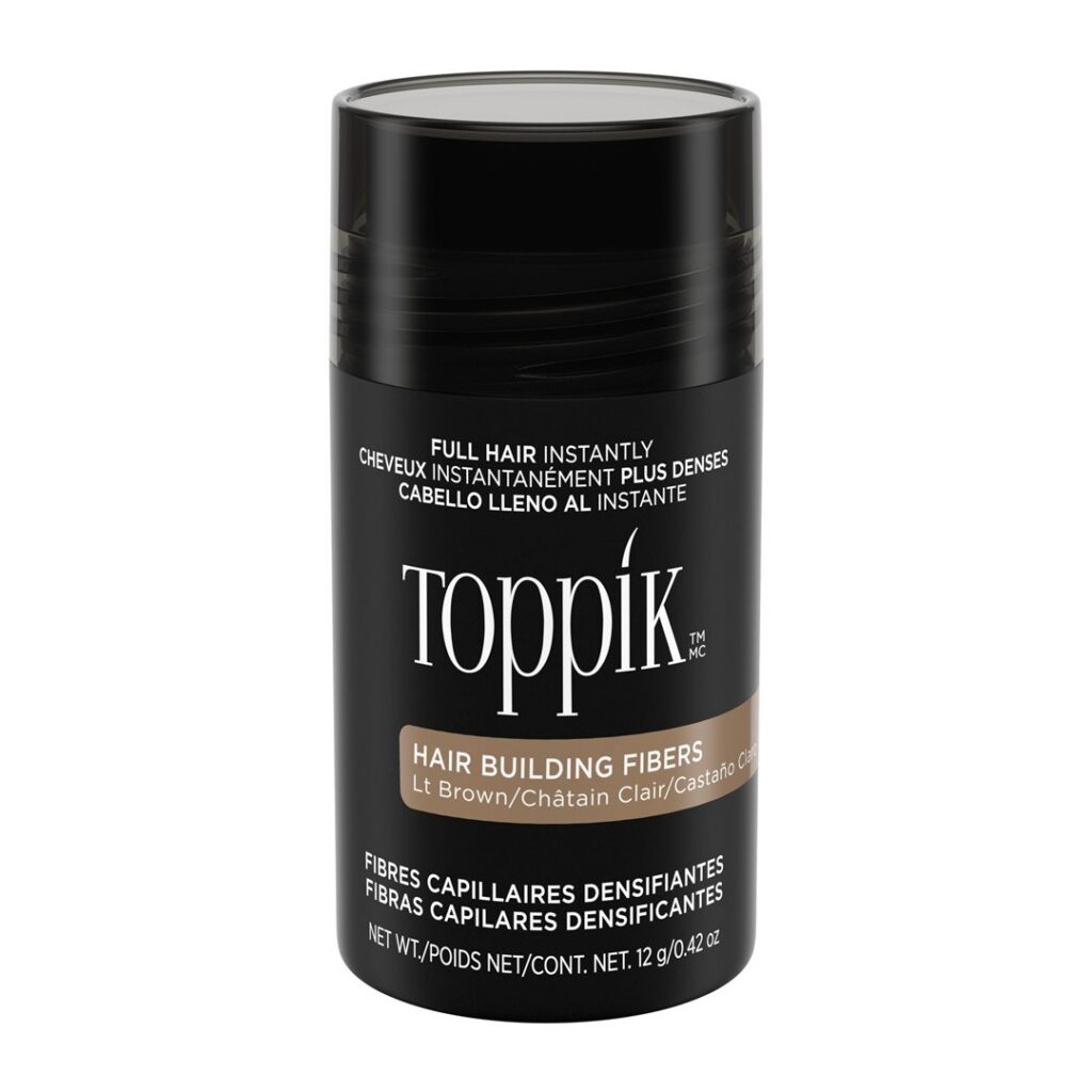TOPPIK fibres capillaires light brown bte 12 g
