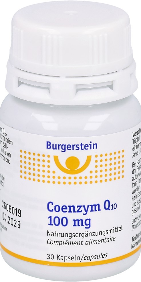 BURGERSTEIN Coenzyme Q10 caps 100 mg bte 30 pce