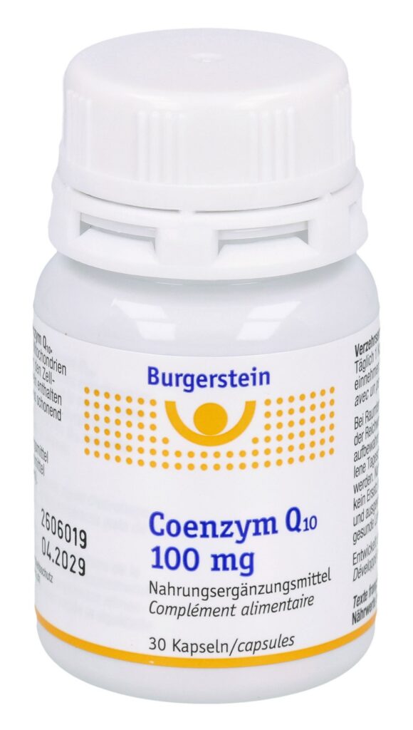 BURGERSTEIN Coenzyme Q10 caps 100 mg bte 30 pce