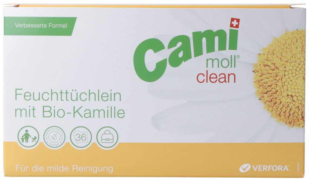 CAMI MOLL clean serviettes humides NF sach 36 pce
