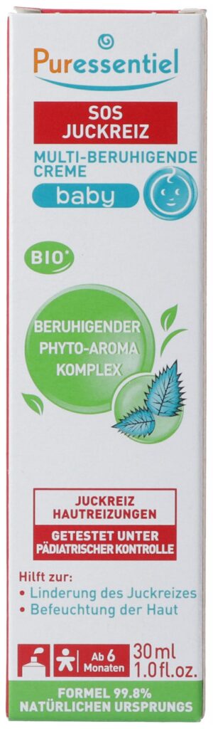 PURESSENTIEL anti-pique crème apaisante bébé 30 ml