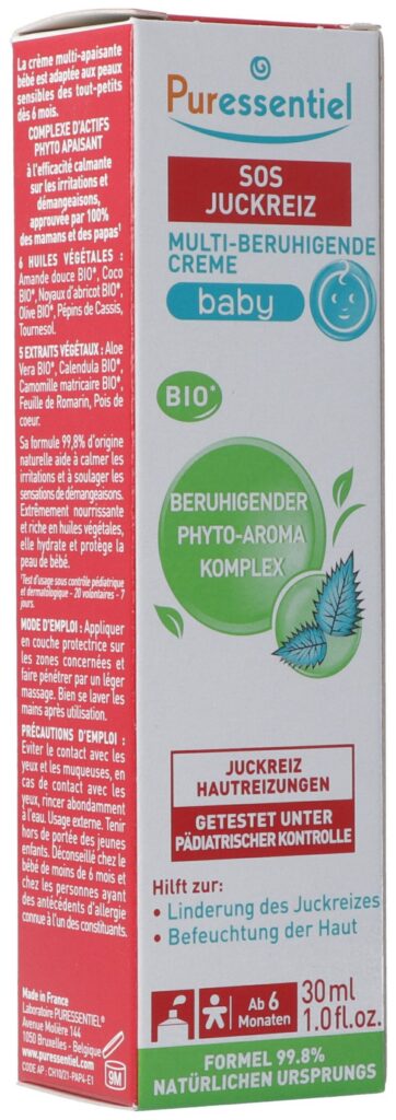PURESSENTIEL anti-pique crème apaisante bébé 30 ml