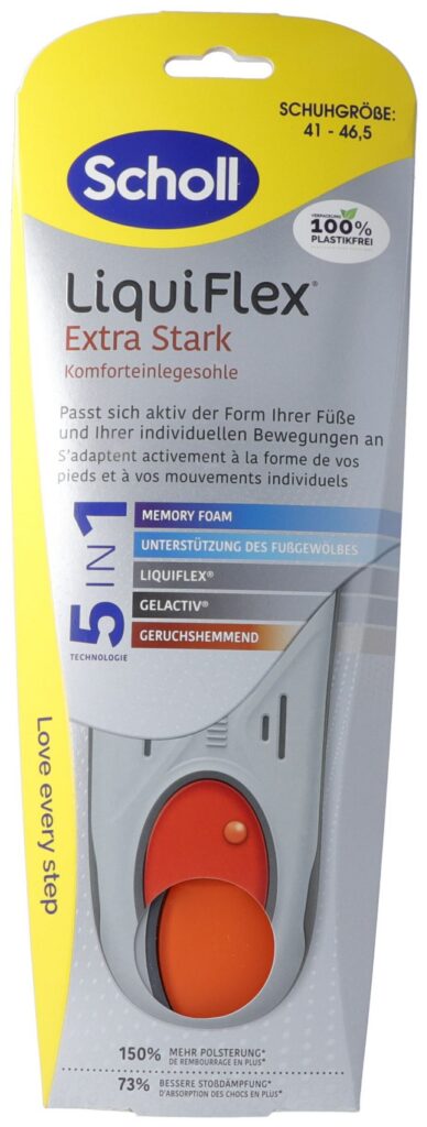 SCHOLL LiquidFlex semelles L Extra Support 1 paire