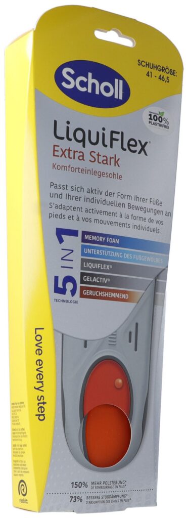 SCHOLL LiquidFlex semelles L Extra Support 1 paire