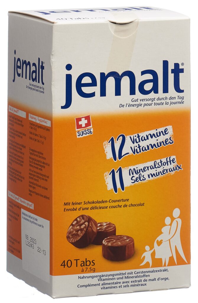 JEMALT tabs 40 x 7.5 g