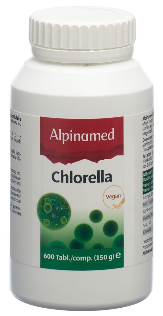 ALPINAMED Chlorella cpr 250 mg bte 600 pce