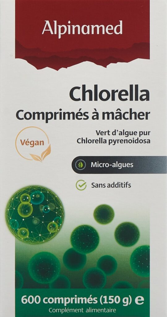 ALPINAMED Chlorella cpr 250 mg bte 600 pce